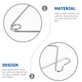 thumbnail image 3 of Zoyueyie Steel Drop Ceiling Hanger Hooks: 50pcs Ceiling Hook Clips Hanging on Suspended Ceiling Tile T Bar Clips Drop Clips for Office Home Classrooms, 3 of 10