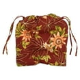 thumbnail image 2 of Blazing Needles 16-inch Outdoor Rounded Back Chair Cushion, 16" x 16", Passion Ruby 4 Count, 2 of 2