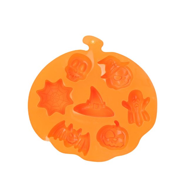 Silicona Para Hornear De Halloween, Molde Antiadherente Para Hornear Pasteles, Para Hacer Pudín, Cubitos De Hielo, Magdalenas De Chocolate Advancent HA041453-02