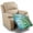 Tropical Sea Turtle Palm Leaf, variant on ZIATUBLES Tropical Sea Turtle Palm Leaf Print Recliner Chair Cover, Quilted Polyester Anti-Slip Furniture Protector, Washable Pets Friendly Recliner Couch Slipcover for Living Room