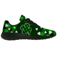 thumbnail image 4 of Customuart Shamrock Running Shoes Men Green Plaid St Patricks Day Sneakers Size 13, 4 of 5