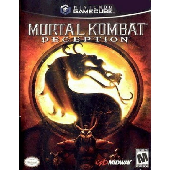 Restored Mortal Kombat: Deception (Nintendo GameCube, 2005) Fighting Game (Refurbished)