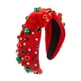 thumbnail image 3 of Diadema Navideña jinwen Con Foto para el pelo Color rojo para mujeres Niñas y niños, 3 of 8