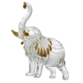 thumbnail image 5 of kowaku Animal Statue Animal Sculpture Bedroom Craft Gift Bookshelf Office Cabinet Indoor Mini Desk Home Decoration Tabletop Ornament Elephant, 5 of 9