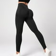 thumbnail image 2 of EHQJNJ Scrunch Leggings Lifting Breathable High Waisted Seamless Yoga Pants Workout Running Trousers, 2 of 7