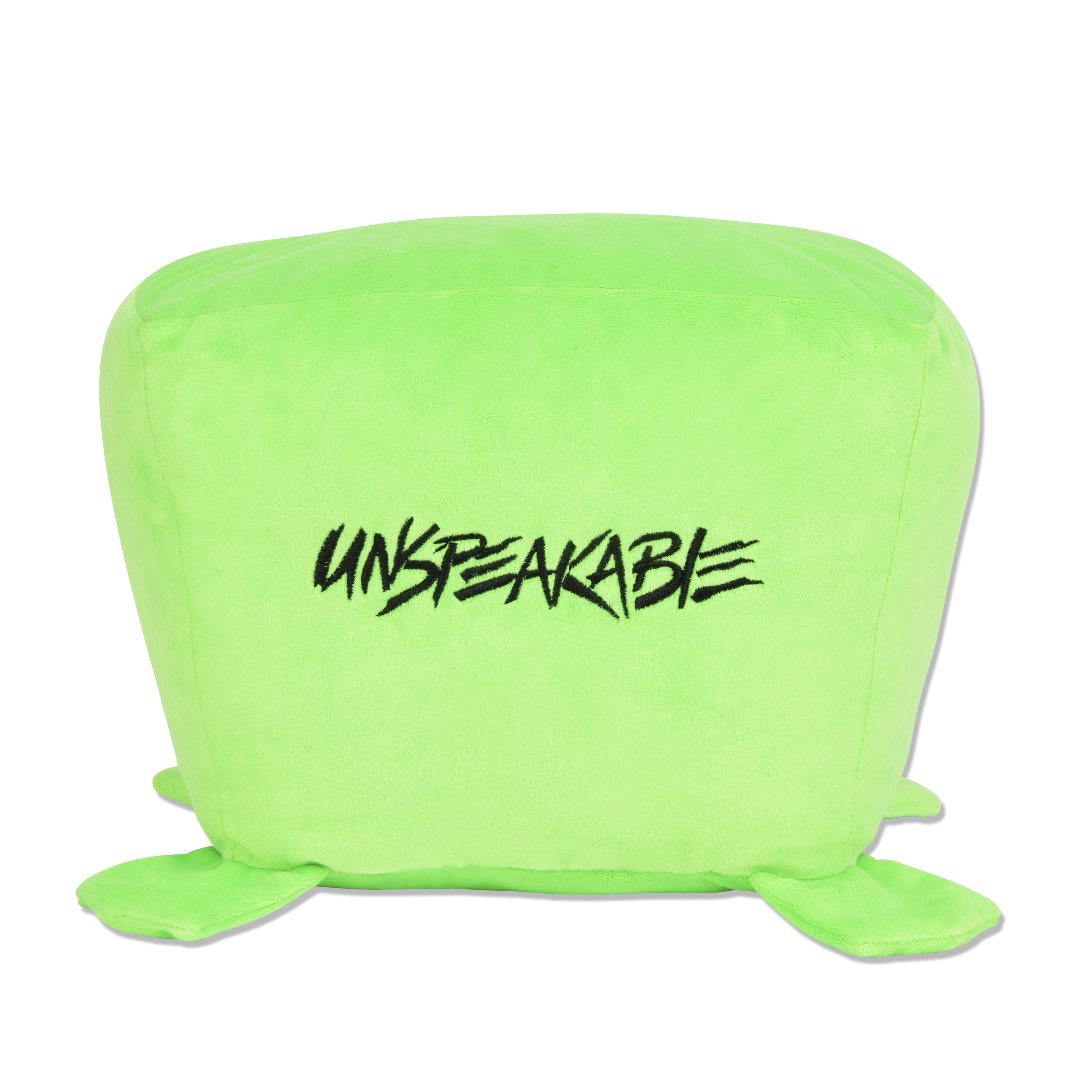Unspeakable Frog Face Plush – Walmart Collector Con Exclusive, Soft Green Frog Plush Toy for Kids & Fans
