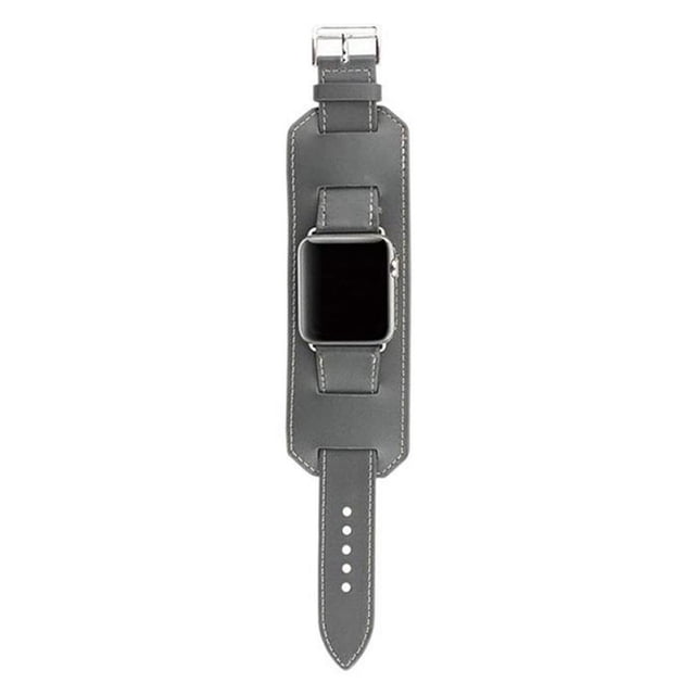 Extensibles de Cuero Elegante Cuff Cuff Collection 38/40/41mm ML Grey/Gris 123456SE789 Cuero/Piel