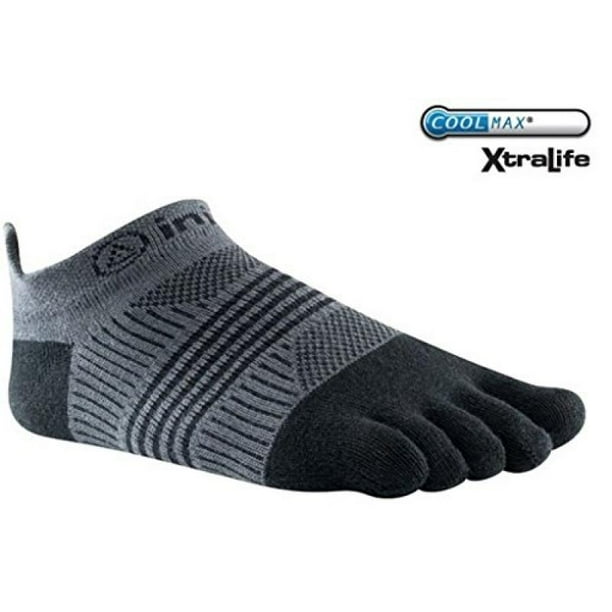 Download Injinji Women's Run Lightweight No-Show Toe Socks, Black ...