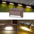 thumbnail image 4 of Paquete de 16 cubiertas solares S para exteriores, escalón solar S Led Solar S compatible con Sts, escalones y vallas para exteriores, 4 of 5