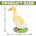 thumbnail image 7 of ICERUN 2Pcs Garden Statues,Resin Small Yellow Duckling Sculpture Garden Art,Countryside Vibe Yard Decorations Outdoor,Style3, 7 of 7