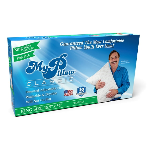 Mypillow Classic King Size Pillow Firm Support Walmart Com Walmart Com