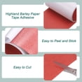 thumbnail image 4 of Uxcell Electrical Insulating Adhesive Paper 65mm/2.6" Width 3.3ft Length Battery Pack Gasket Insulation Film for 18650 21700 26650 Battery Pack, 0.2mm Thickness, Red, 3 Pack, 4 of 6