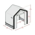 thumbnail image 3 of Miracle-Gro 4 x 6 x 6 ft White Greenhouse, 3 of 14
