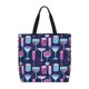 thumbnail image 1 of Easygdp Wine Glasses And Cocktails Bolsa Tote para Mujer, Bolso de Hombro para Trabajo, Playa, Viajes, Compras y Supermercado, 1 of 7