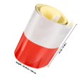 thumbnail image 2 of OULII Warning Reflective Tape 1 Roll Plastic White Potential Marking Striped Nighttime Use, 2 of 8