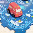 thumbnail image 4 of Tachiuwa Kids Race Tracks Learning Stem Montessori Activity Puzzle Track with Vehicle for 4Pcs puzzle space, 4 of 9