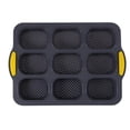 thumbnail image 1 of CEHVOM 9 Oval Baguette Mold French DIY Small Bread Bakeware Mold Non-stick Baking Tools, 1 of 1