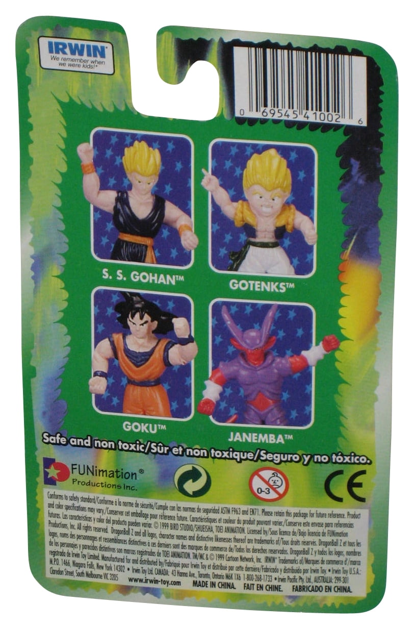 1999 DRAGON BALL Z "JANEMBA" BENDABLES TOY ACTION FIGURE DBZ IRWIN COLLECTIBLE 