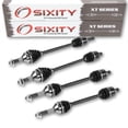 thumbnail image 2 of 4 pc Sixity XT Front Rear Left Right Axle compatible with Kawasaki Teryx4 800 2014 - KRT800CEF 4 4X4, 2 of 3
