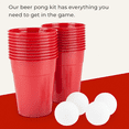 thumbnail image 2 of Beer Pong Kit by Savoy - Drinking Game for Adults, 2 of 2