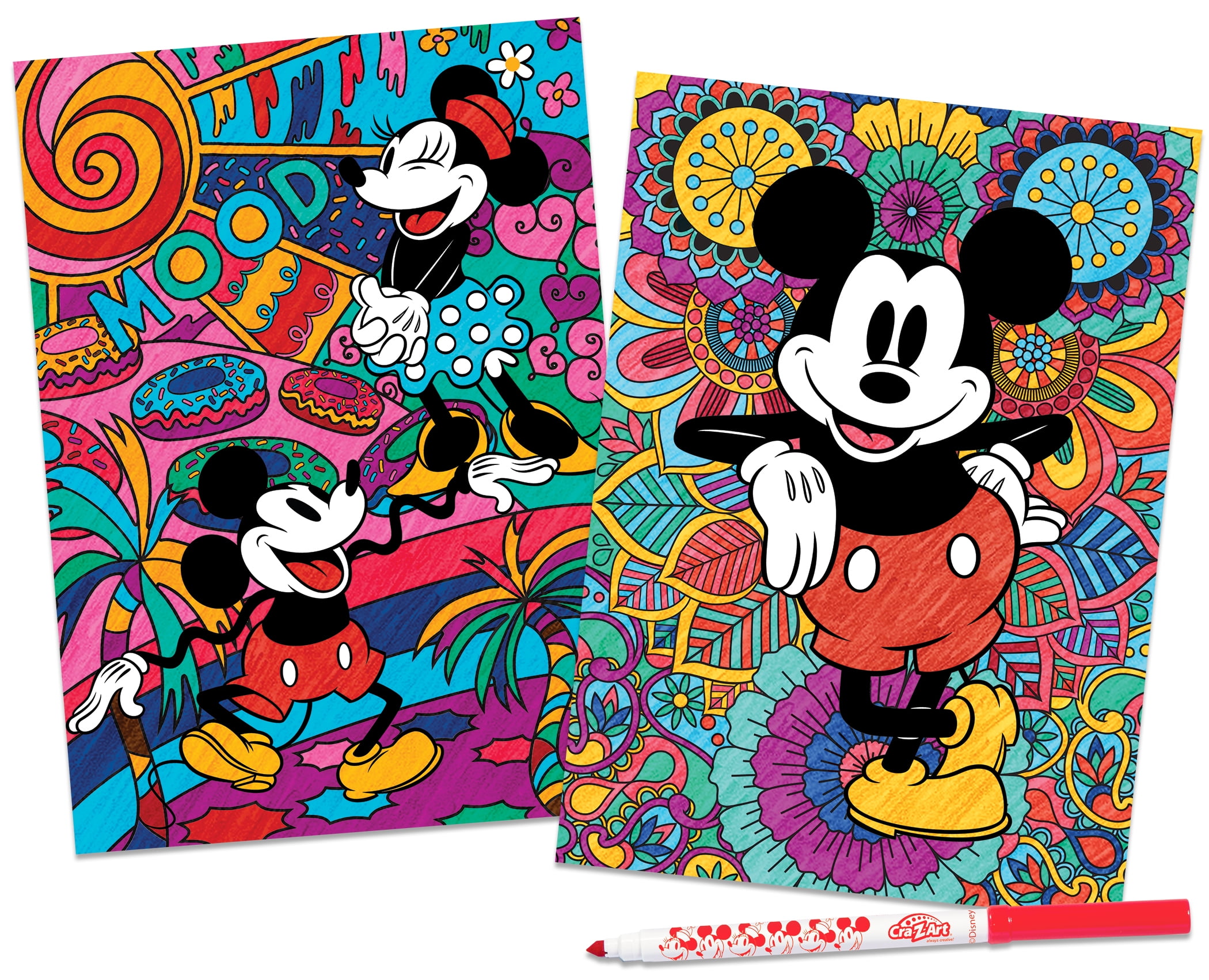 Mickey Mouse Scratch Art for Kids, Toddlers - Bundle with Scratch Book for  Kids Featuring Mickey Mouse Plus Mickey Mess Free Imagine Ink, More 