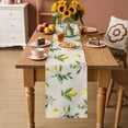 thumbnail image 2 of Yellow Lemon Summer Table Runner 70 Inches, Farmhouse Tropical Fruit Rustic Bed Runner Dresser Scarves Tabletop for Indoor Outdoor Parties/Ceremony/Banquet, 13" x 70", 2 of 9