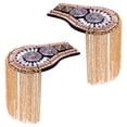 thumbnail image 1 of 2 uds charreteras flecos borla aleación de zinc hombrera broche moda hombro charretera para uniforme disfraces fiesta traje mujeres hombres Oro SM SunniMix Charretera de hombro, 1 of 7