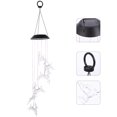 thumbnail image 4 of MasteelfCA 1PC Christmas Elk Wind-bell Lamp Solar Energy Light Pendant Garden Decoration, 4 of 7