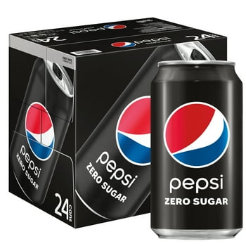  Cola Zero Sugar Soda Pop, 12 oz, 24 Pack Cans