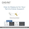 thumbnail image 2 of Cho-Pat Tennis Elbow Strap, Forearm Support Brace for Tennis Elbow and Elbow Pain, Medium, 2 of 6