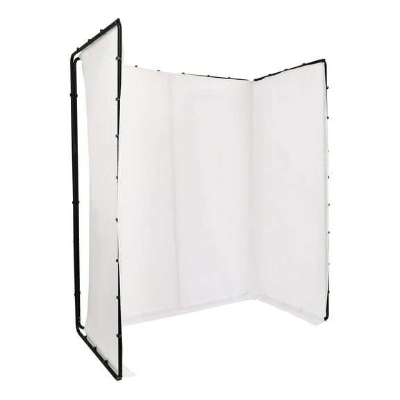 TFCFL Photography Backdrop Stand with White Cloth Kit For Photo Studio Background Decor