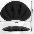 thumbnail image 2 of Almohadillas de talón autoadhesivas de malla ZHBDMGK con insertos para tacón, 2 of 7