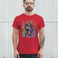 thumbnail image 3 of Tee Hunt Dean Russo Cute Love You Basset T-Shirt Colorful Dog Pet Men's Tee, Red, X-Large, 3 of 5