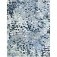 thumbnail image 2 of Unique Loom Kamala Washable Collection Area Rug - Free Spirit (9'  x 12' Rectangle Gray Navy Green/Ivory), 2 of 9
