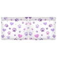 thumbnail image 3 of Dog Paw Pattern Tier Curtains Tier Kitchen Living Room Bedroom Balcony 2 Panels 27x36 Inch, 3 of 9