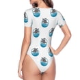 thumbnail image 4 of Naloa Turtle Women's Short-Sleeved Onesie, One-Piece Swimsuit for Parties, dates, clubs - XX-Large, 4 of 9
