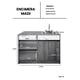thumbnail image 5 of Gabinete de Cocina Integral Madi, Mueble Inferior Encimera y Tarja, Diseño Moderno y Funcional, Almacenamiento Amplio., 5 of 5