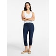 thumbnail image 3 of Time and Tru Women's Capri Jeggings, Sizes XS-XXXL, 3 of 6