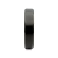 thumbnail image 2 of 6mm Black Plated Tungsten Carbide Beveled Edge Wedding Band Ring, 2 of 6