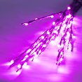thumbnail image 2 of Vickerman 60 Pink LED Twig Light Set on Brown Wire, Pack of 3., 2 of 3