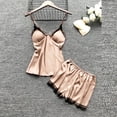 thumbnail image 2 of SUTENGDA 2024 Pyjamas pour Femmes Ensemble de Pyjama en Soie Satin Ensemble de Pyjama en Soie pour Femmes Haut Cami Robe de Nuit en Dentelle Robe de Nuit Ensemble de Vêtements de Nuit, 2 of 5