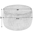 thumbnail image 4 of Butler Specialty Company Sahara 31.5" Round Stainless Steel Coffee Table - Gold, 4 of 4