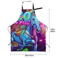 thumbnail image 2 of Kdxio Neon Free Play Apron with Pockets Adjustable Kitchen Aprons for Men Women Waterproof Aprons for Cooking,Drawing,Crafting, Baking Household Cleaning, 2 of 5