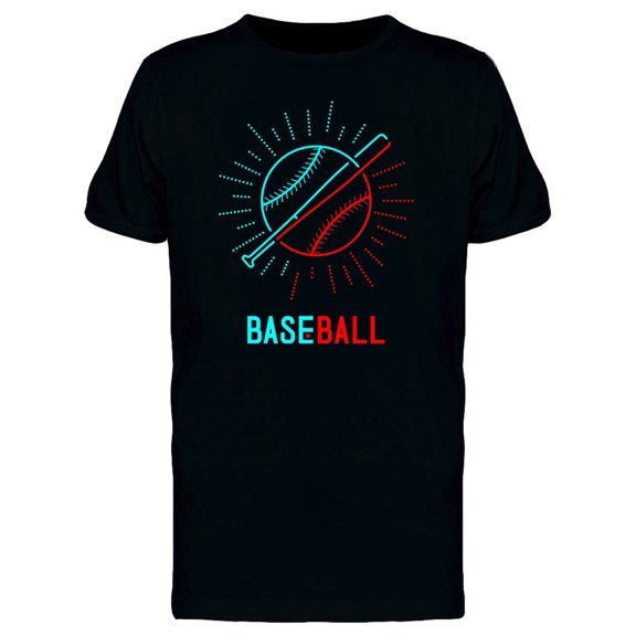 Double Baseball T-Shirt Men -Image by Shutterstock, Male 3X-Large