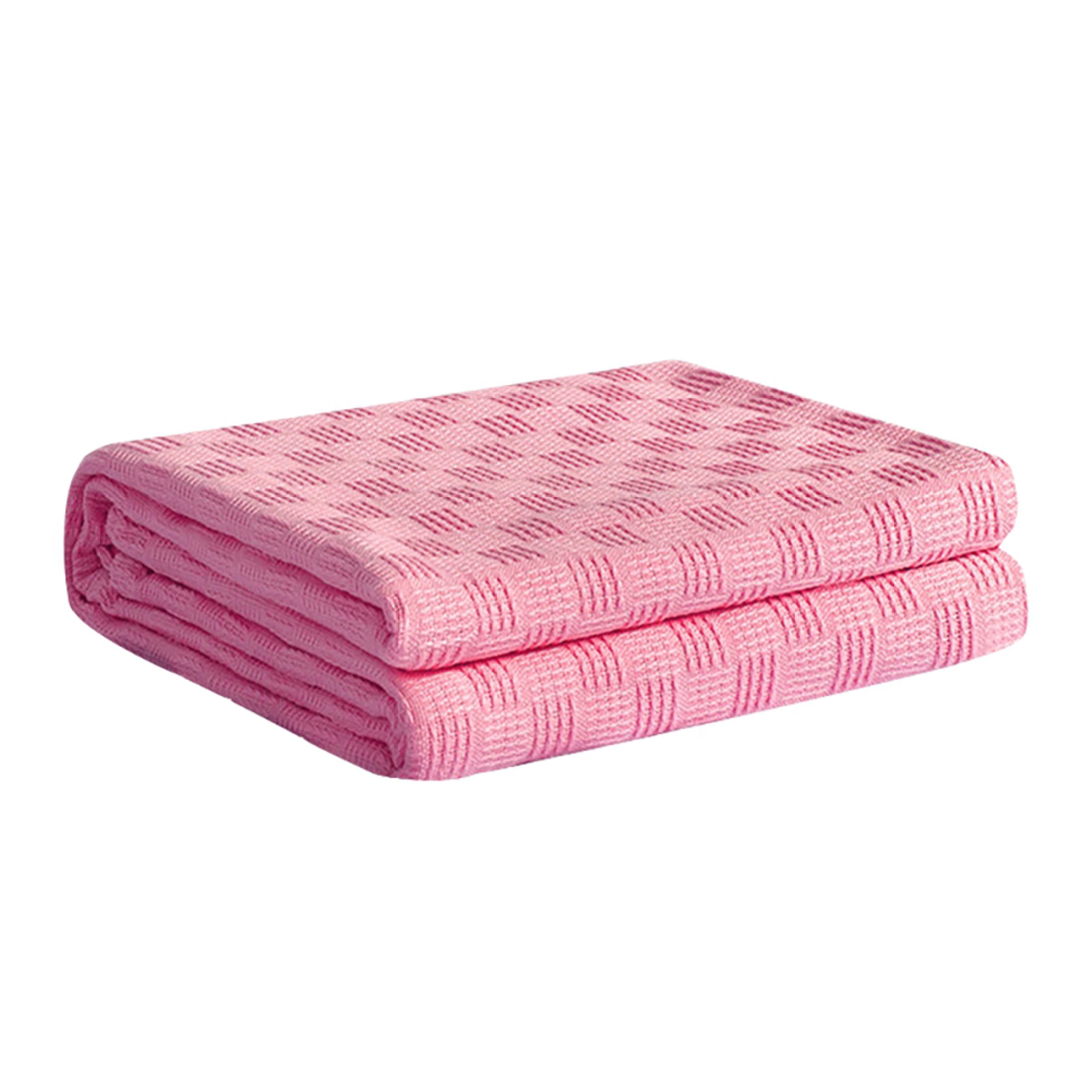 EUBUY Cotton Summer Blanket Soft Breathable Thermal Blanket Lightweight Cooling Blanket Multi