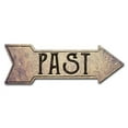 thumbnail image 1 of SignMission P-ARROW8-999681 8 x 24 in. Wide Past Arrow Sign, 1 of 4