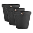 thumbnail image 1 of Macetas Rattan 30cm PLASTICOS LA ARDILLA con Plato Anti Escurrimiento, 1 of 4