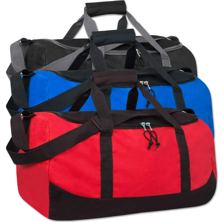 Trailmaker 24 Pack Wholesale Duffle Bags Bulk for Homeless Adults Teens Sports Teams and Bags for Foster Kids