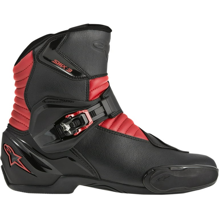 Alpinestars SMX-3 Motorcycle Boots Black/Red