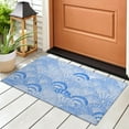 thumbnail image 7 of Addison Rugs Indoor/ Outdoor Surfside Seashells Washable Rug New Blue - 1'8" x 2'6", 7 of 7